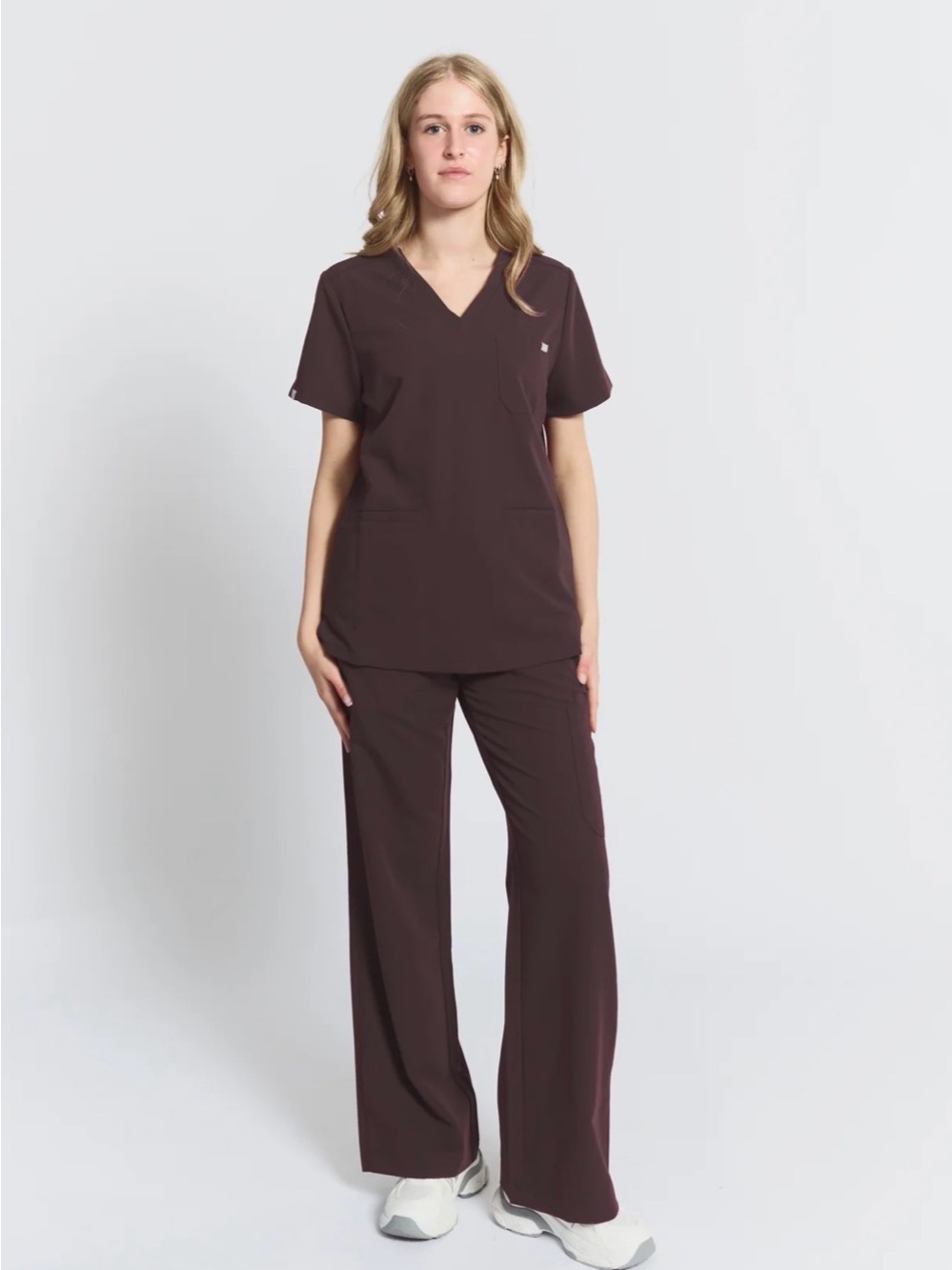 Joiia Scrubs Set Expresso and Navy Blue